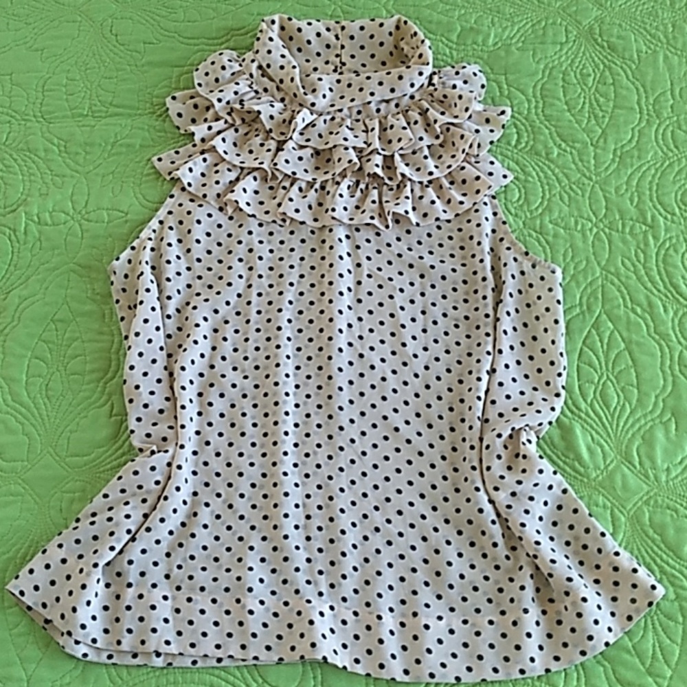 H&M polka dot blouse